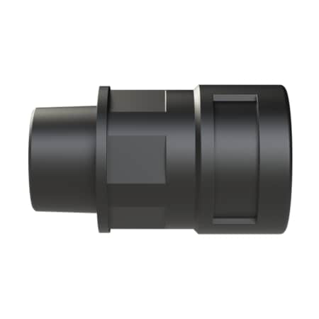 Abb Conduit Fitting Grounding Connector, 1/2 Inch, Polyamide, Black BVND-N027GT